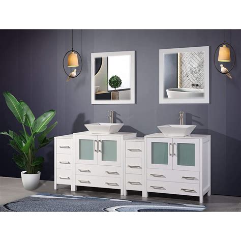 84 inch bathroom vanities with tops